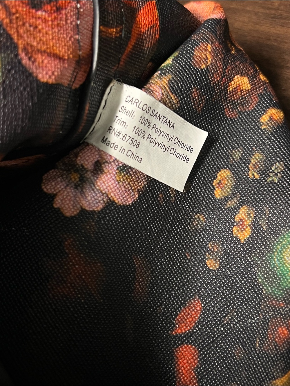 Carlos Santana Black Pebbled Leather Shoulder Bag - Picture 3 of 15